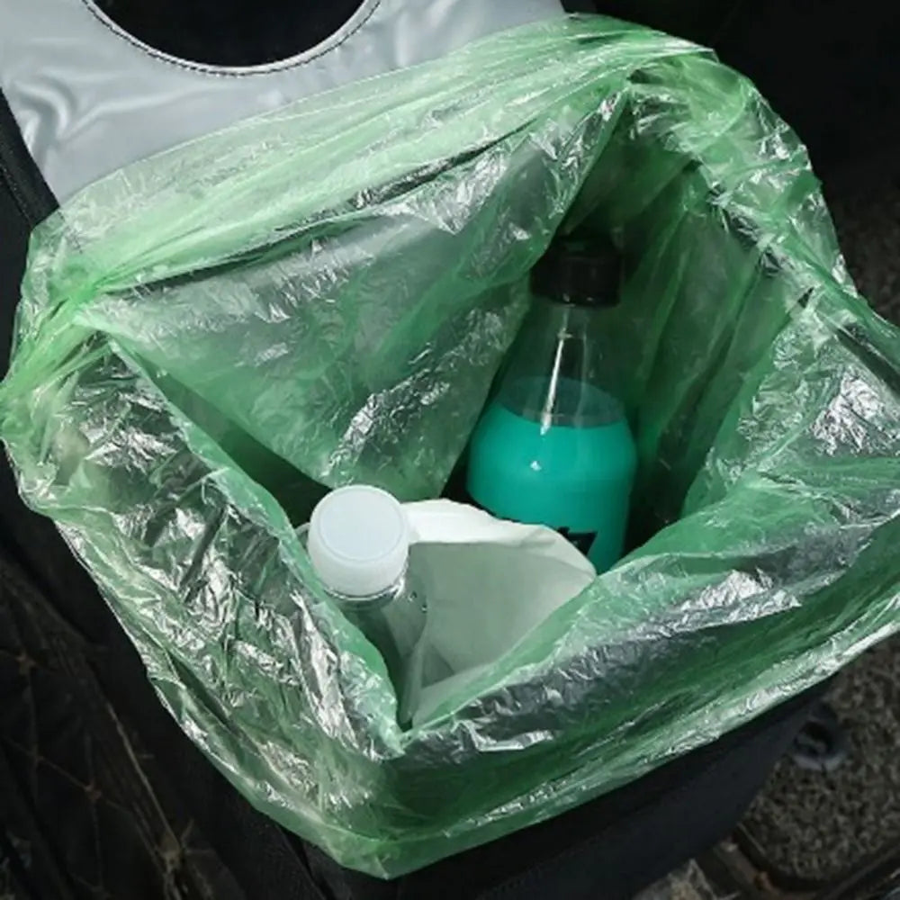 Oxford Cloth Car Trash Can Waterproof Washable Hanging Garbage Bag Zpaxo