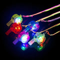 Whistle Kids Luminous LED Light Up Lanyard Necklace Birthday Wedding