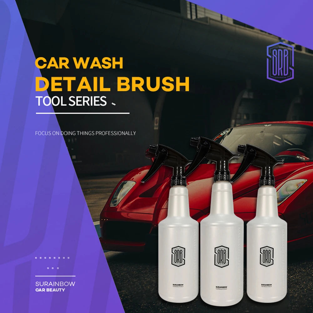 1-3PCS Spray Bottles 750ML Refillable Empty Spray Bottles for Car Washing Cleaning Plant Watering Spray Bottle Zpaxo