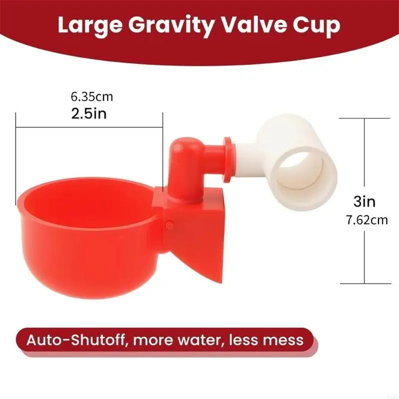 Automatic Poultry Drinking Cup Structure 58 Parts PVC Pipe Combination For Chicken Shelter Zpaxo