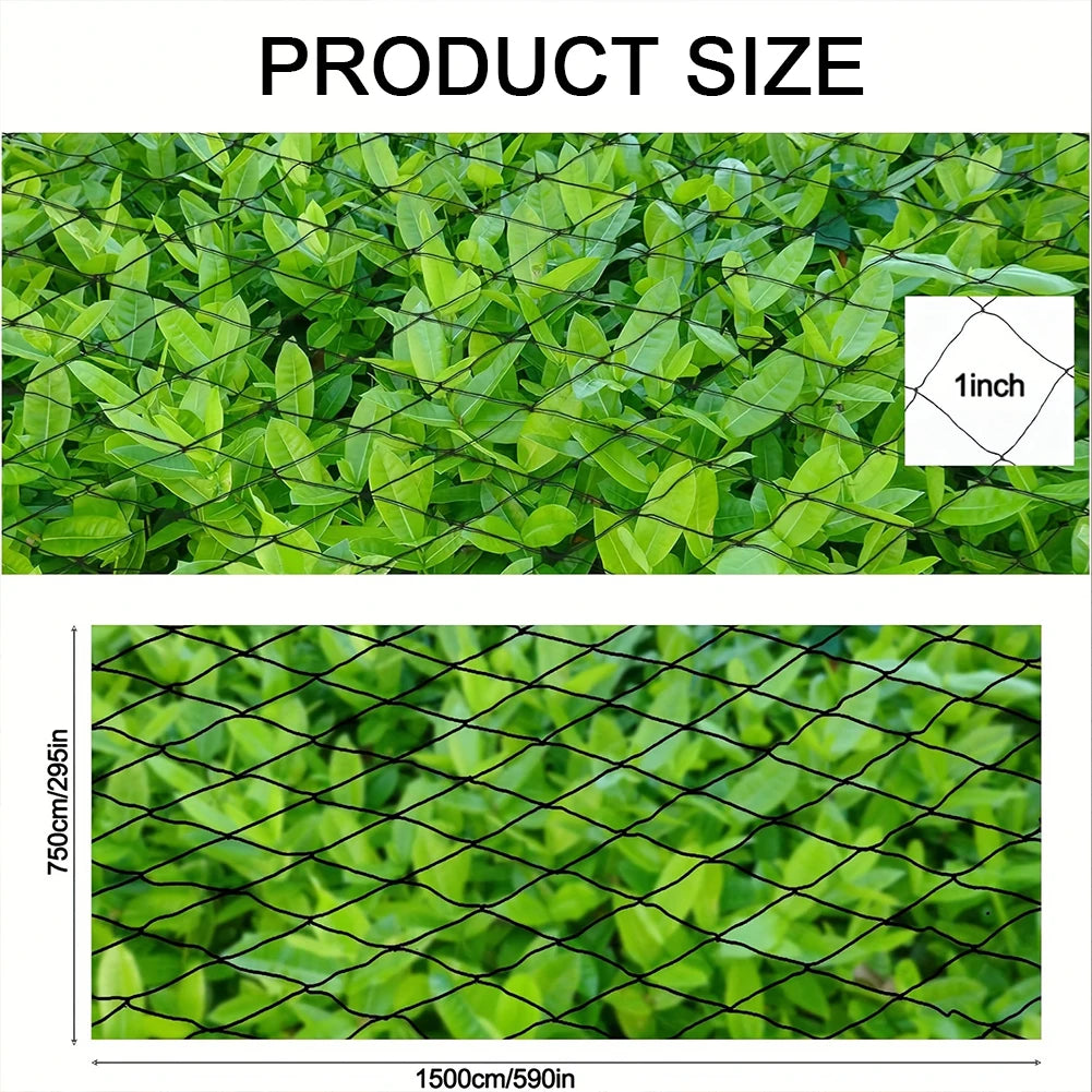 Nylon Bird Netting Mesh Hawk Protective Garden Net 25 X 50 FT Fruit Zpaxo