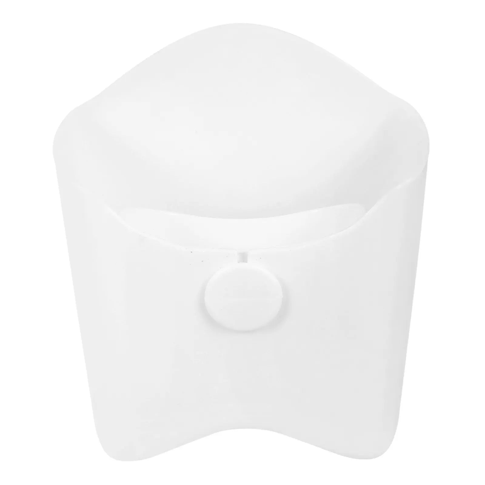 Reusable Snack Storage Box Multipurpose White Plastic Lightweight
