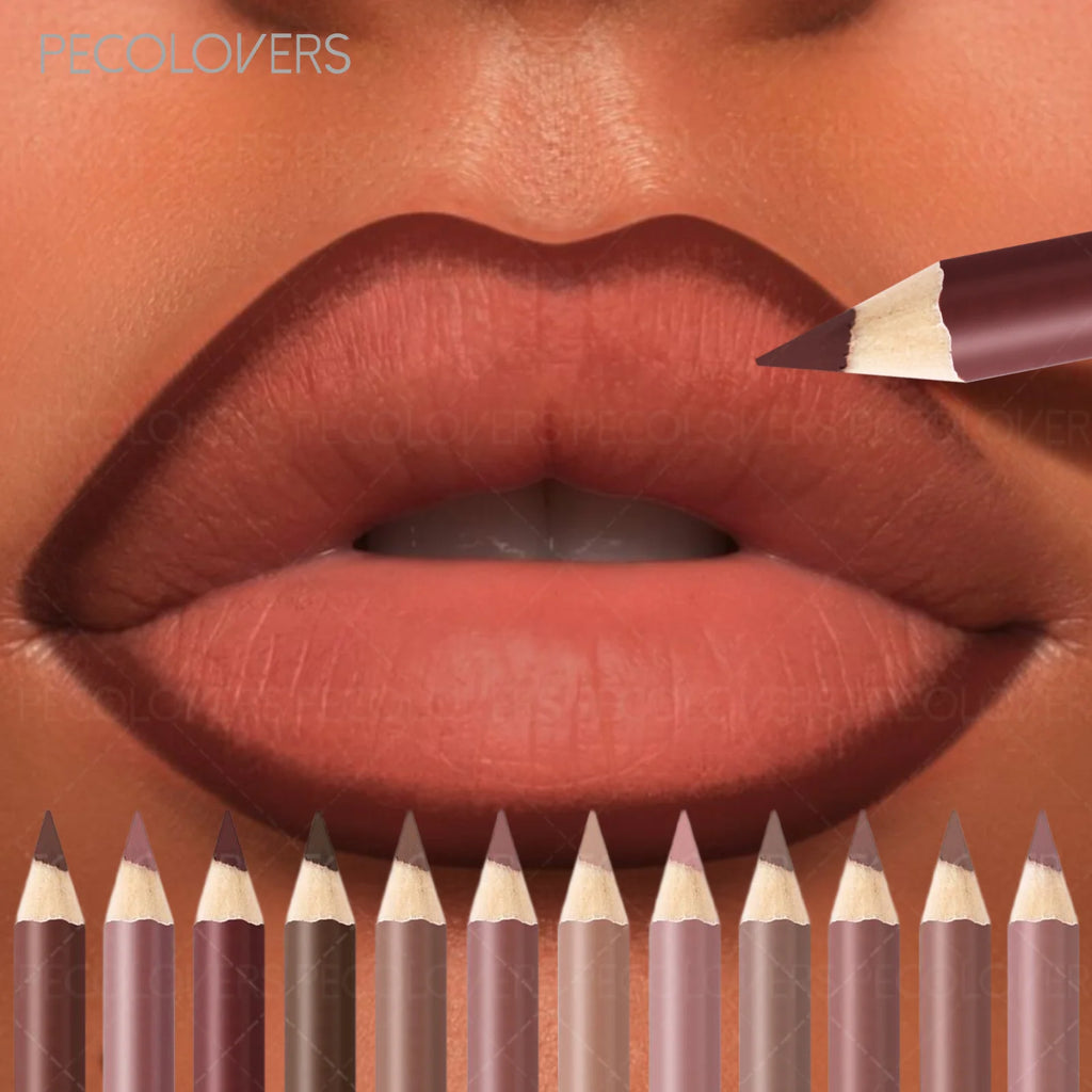 Long-lasting Waterproof Lip Liner Pencils No Cup Staining Smudging Zpaxo