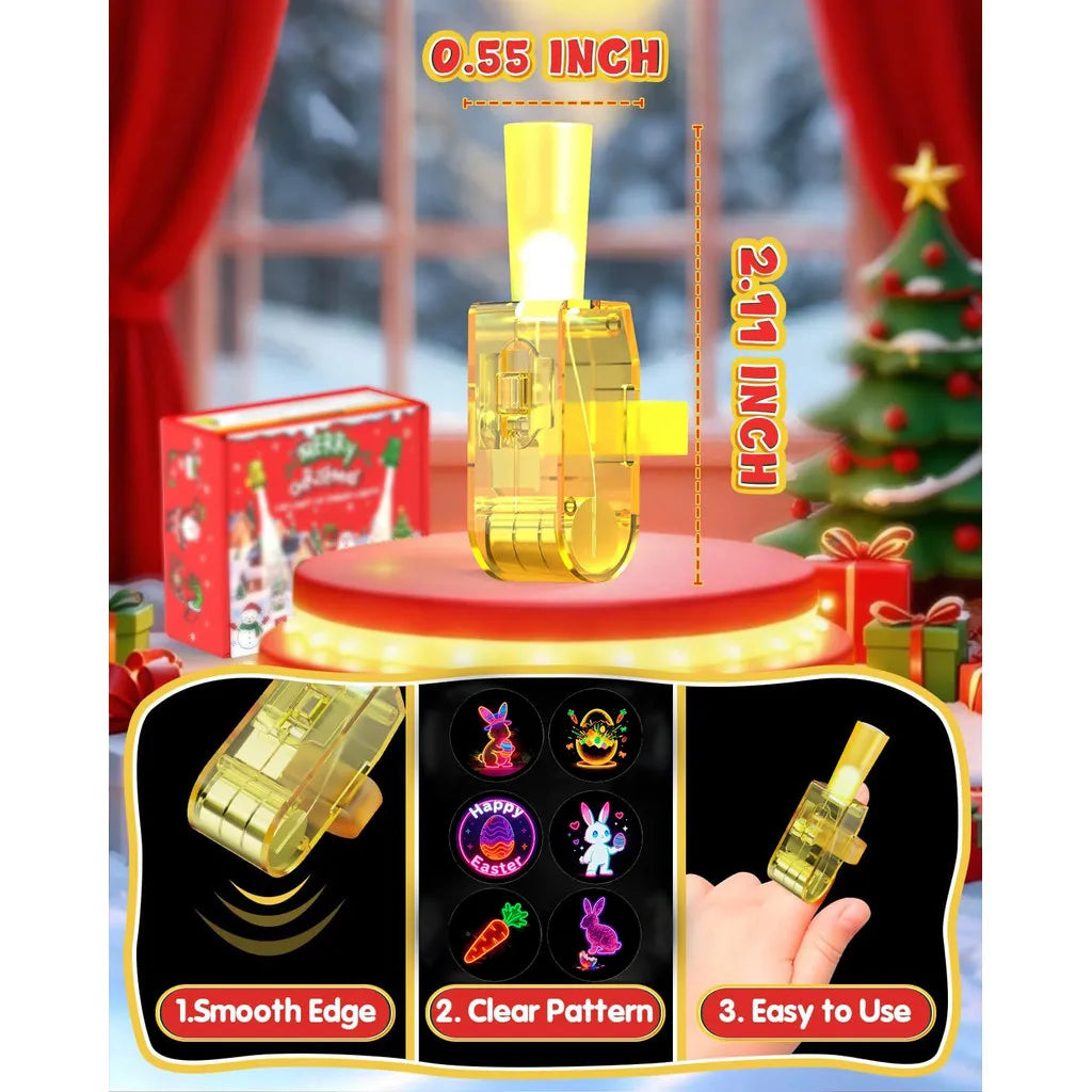 36 LED Light-up Finger Lights Glow-in-the-dark Easter Party Favors
