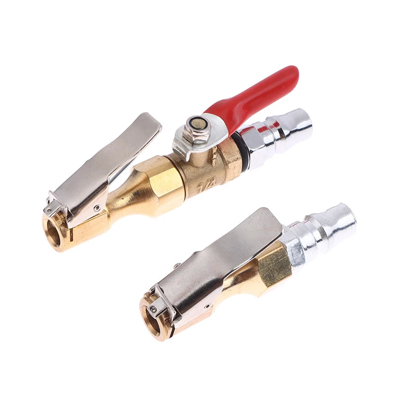 Lock-On Tire Inflator Chuck Nozzle | Air Compressor Adapter