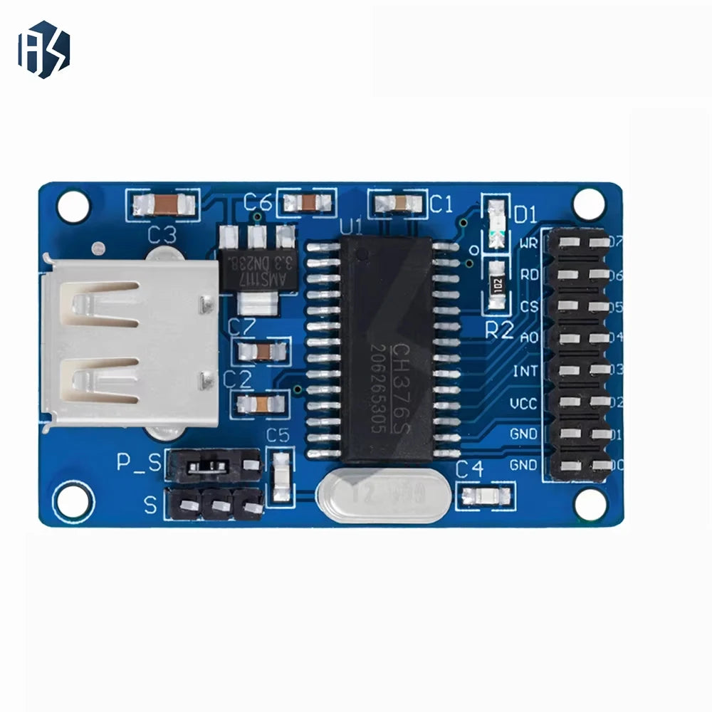 CH376 CH376S USB Host Controller Module U Disk Read Write Control Zpaxo