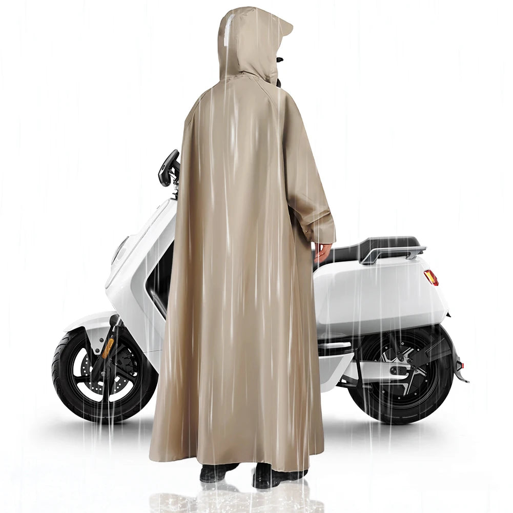 Adult Motorcycle Raincoat Waterproof Electric Car Rain Coat Foldable