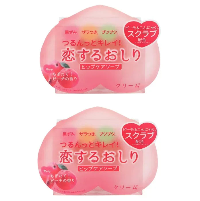 Peach Shaped Soap Intimate Skin Exfoliating Bar Moisturizing Feminine Care Smooth Tender Skin Daily Cleaning Care Products Zpaxo Soap 2pcs