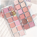 12-color pink eyeshadow palette - matte and shiny versions, suitable for both day and night, for dates and commutes, pink makeup Zpaxo 01-2pcs