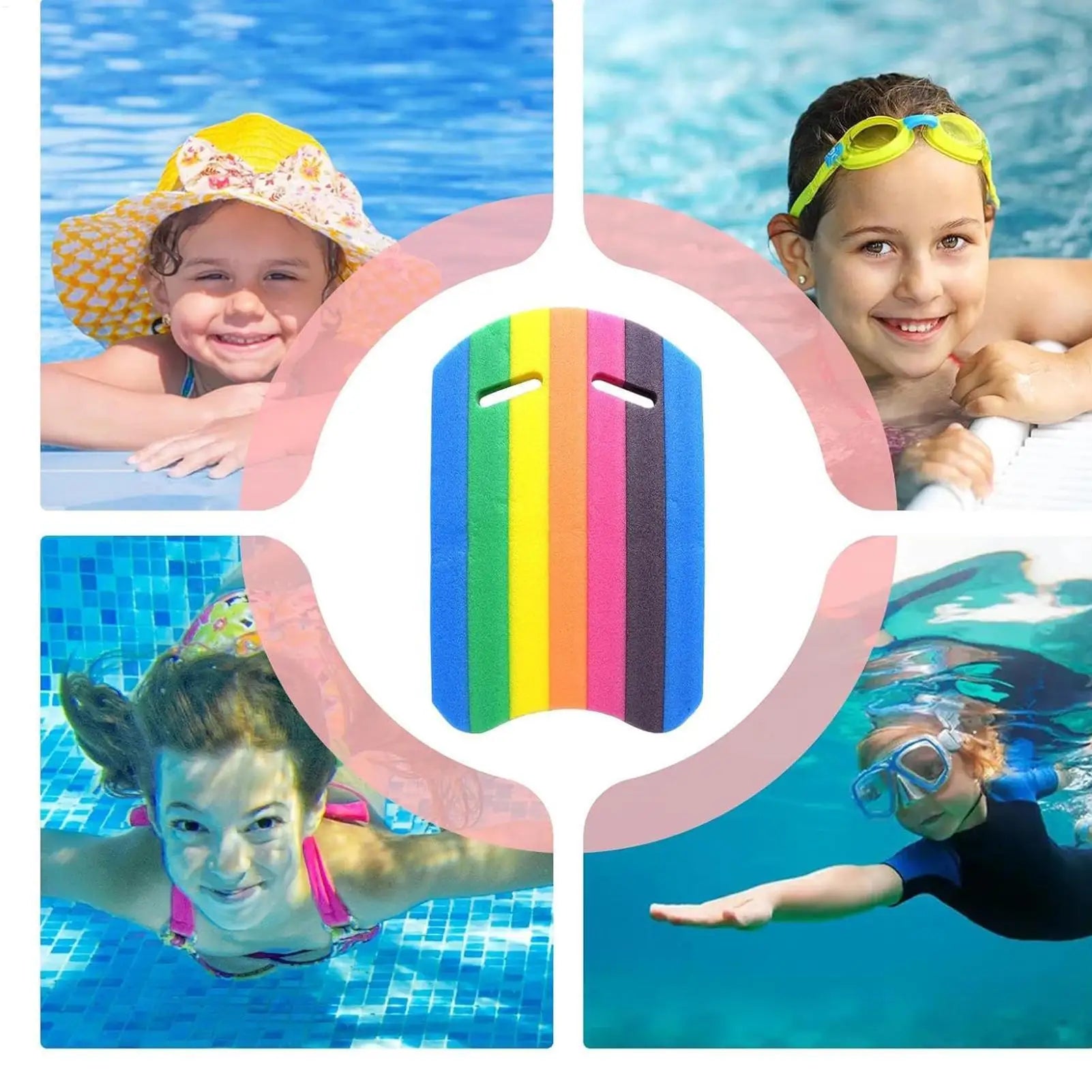 EVA Swim Kickboard for Adults & Kids – Lightweight Pool Training Swim Kickboard Zpaxo