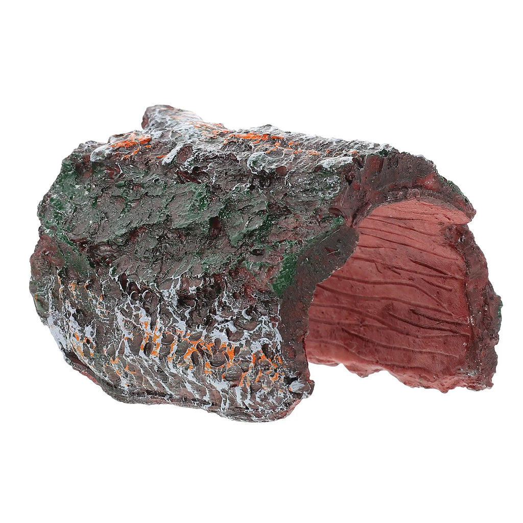 Eco Friendly Resin Reptile Hiding Place Lifelike Detail Cave Turtles