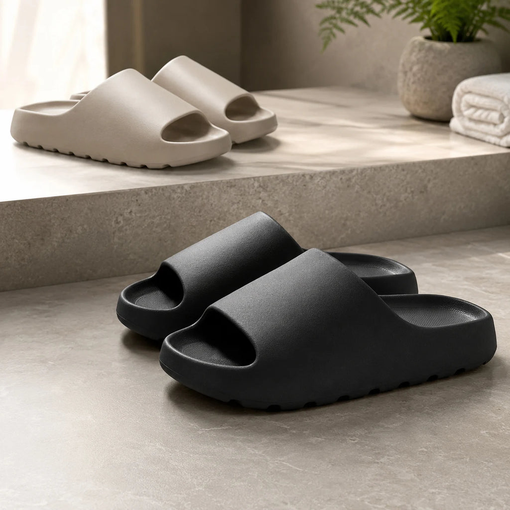 EVA Man Slippers Shoes Cloud Thick-soled Sandals Summer Soft Bottom