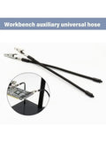 652F 2Pcs Helping Hands Soldering Clamp Adjustable Soldering Clip Flexible Gooseneck Zpaxo CN
