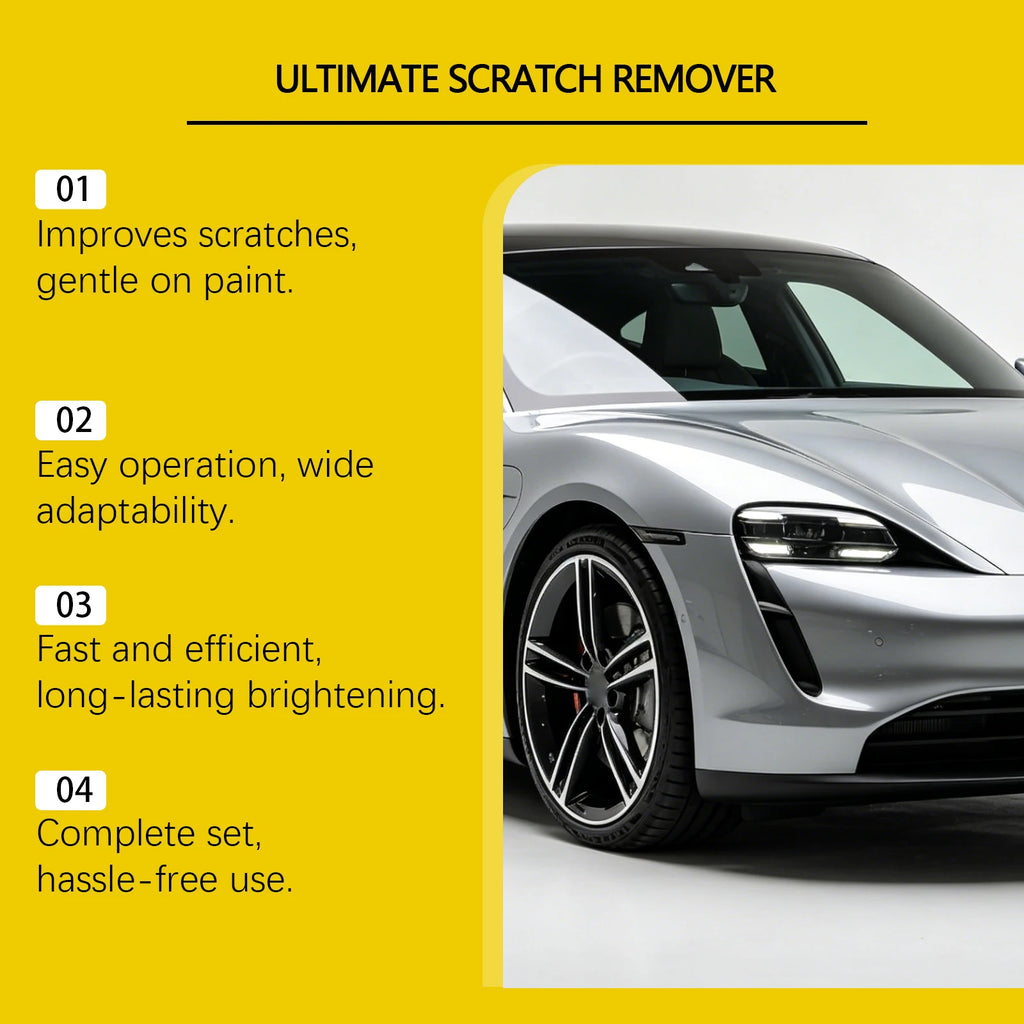 Car Scratch Remover & Paint Polish Kit – Swirl & Spot Repair Car Scratch Repair Kit Zpaxo