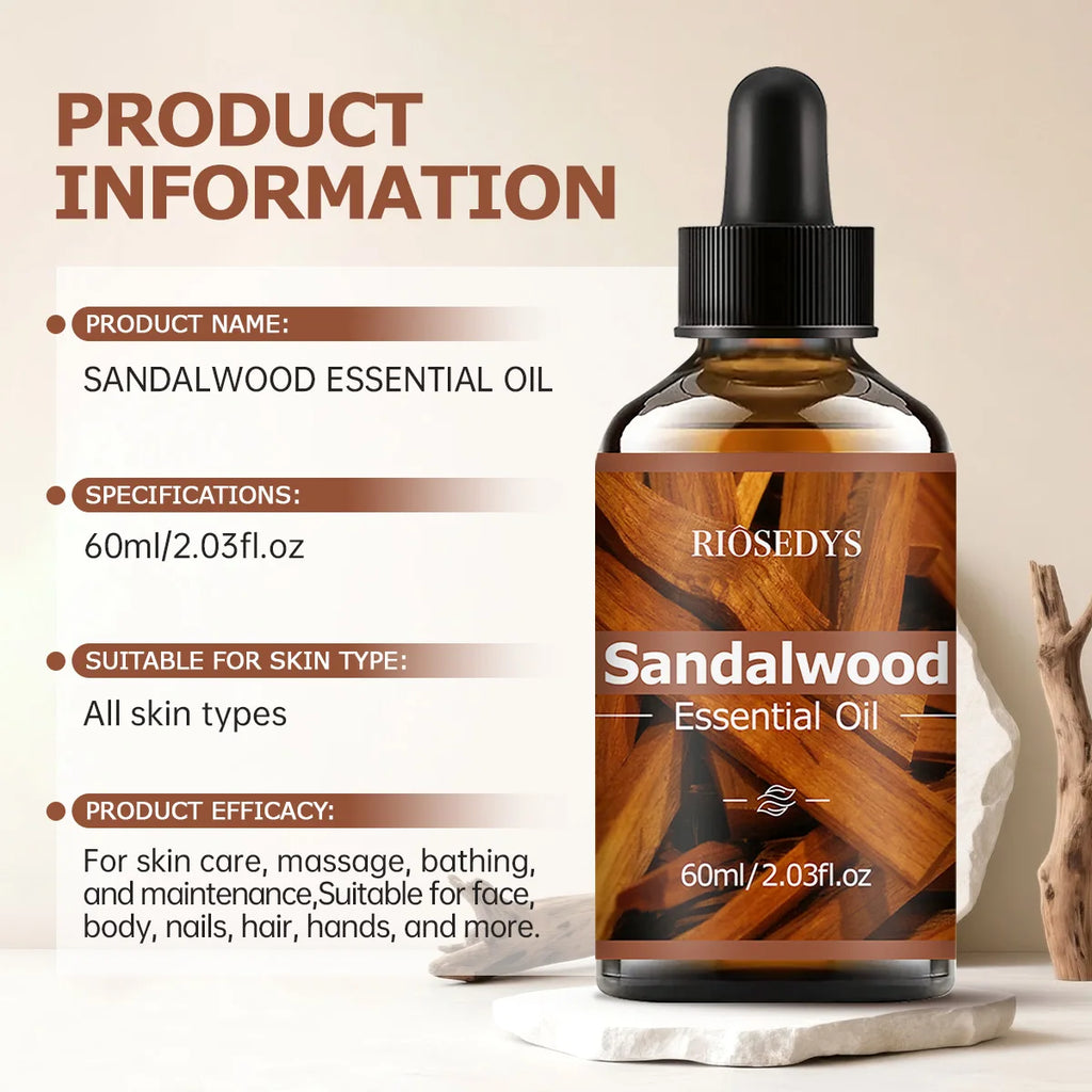SANDALWOOD ESSENTIAL OIL Has Deep Nourishing Moisturizing Effects Zpaxo