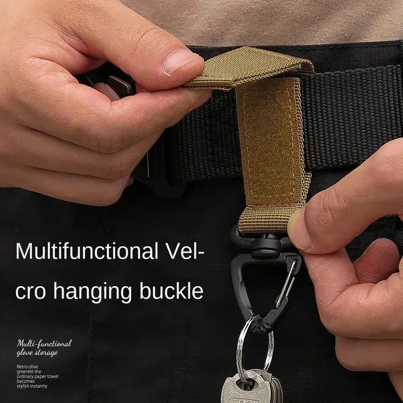 Nylon MOLLE Hang Buckle Straps – Tactical Belt Clips 3/6/9 Pack