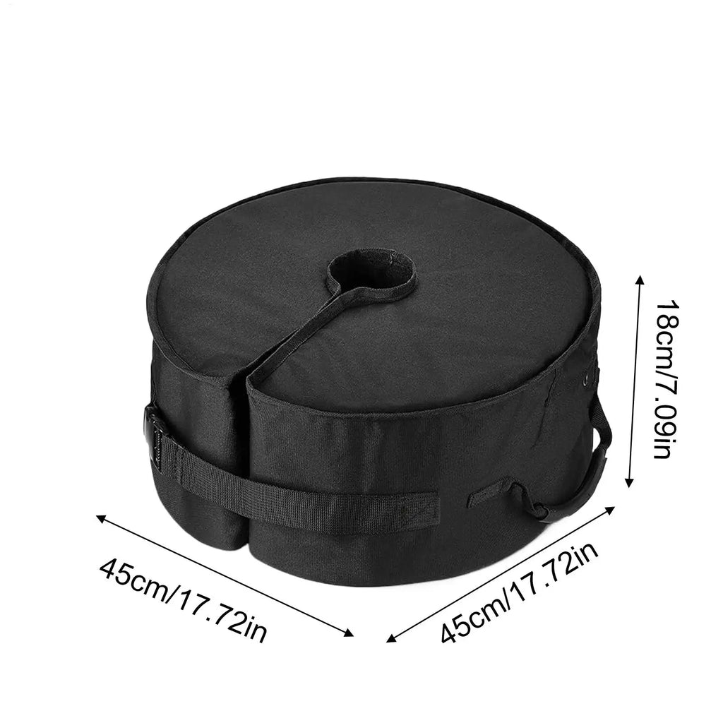 Heavy Duty Waterproof Round Umbrella Weight Bag Fillable Sandbag