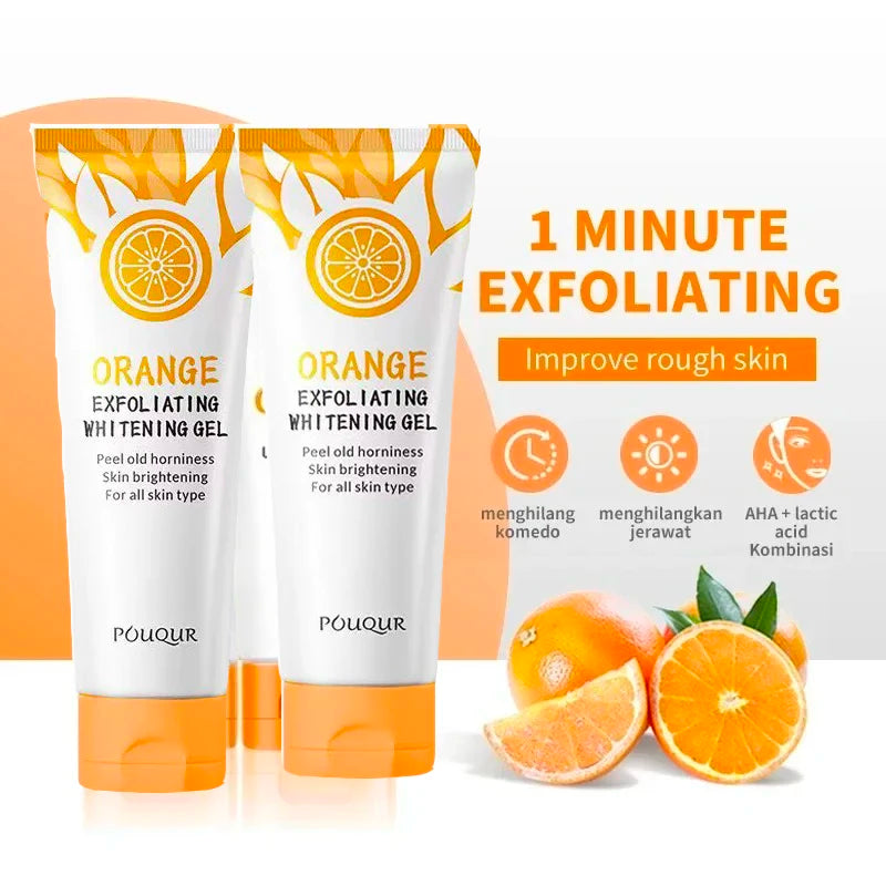Orange Exfoliating Peeling Gel – Brightening Face Scrub 50g Exfoliating Peeling Gel Zpaxo
