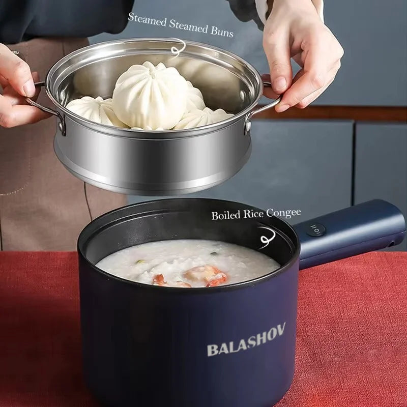220V Multifunction Cooker Household Single/Double Layer Hot Pot Electric Rice Cooker Student Dormitory Mini Non-stick Pan Pots Zpaxo