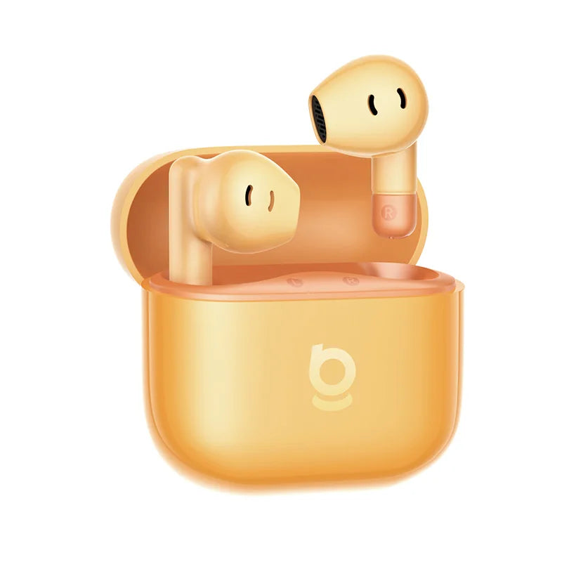 Baseus Bass BS2 Lite True Wireless Earbuds Bluetooth 6 0 Semi-in-ear Zpaxo Sunset Orange