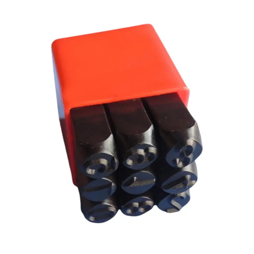 Steel Letter Number Stamp Precision Punch Set for Leather Craft Tools DIY Metalworking and Wood Personalization Zpaxo Number 3mm