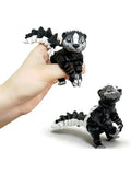 3D Printed Skunk Animals Flexible Articulated Stuff Home Office Decor Zpaxo black