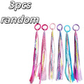 3pcs random Multi-Color Hair Braids – Wig Braids, High Ponytail & Boxing Braid Bands, Additions Set Zpaxo 3pcs random S