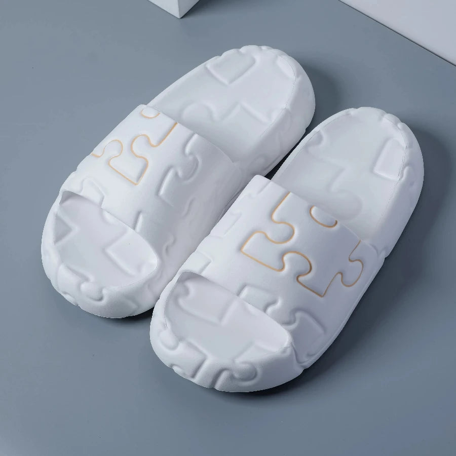 Slippers Men Suitable Outdoor Wear Summer Trendy Bathroom Non Slip