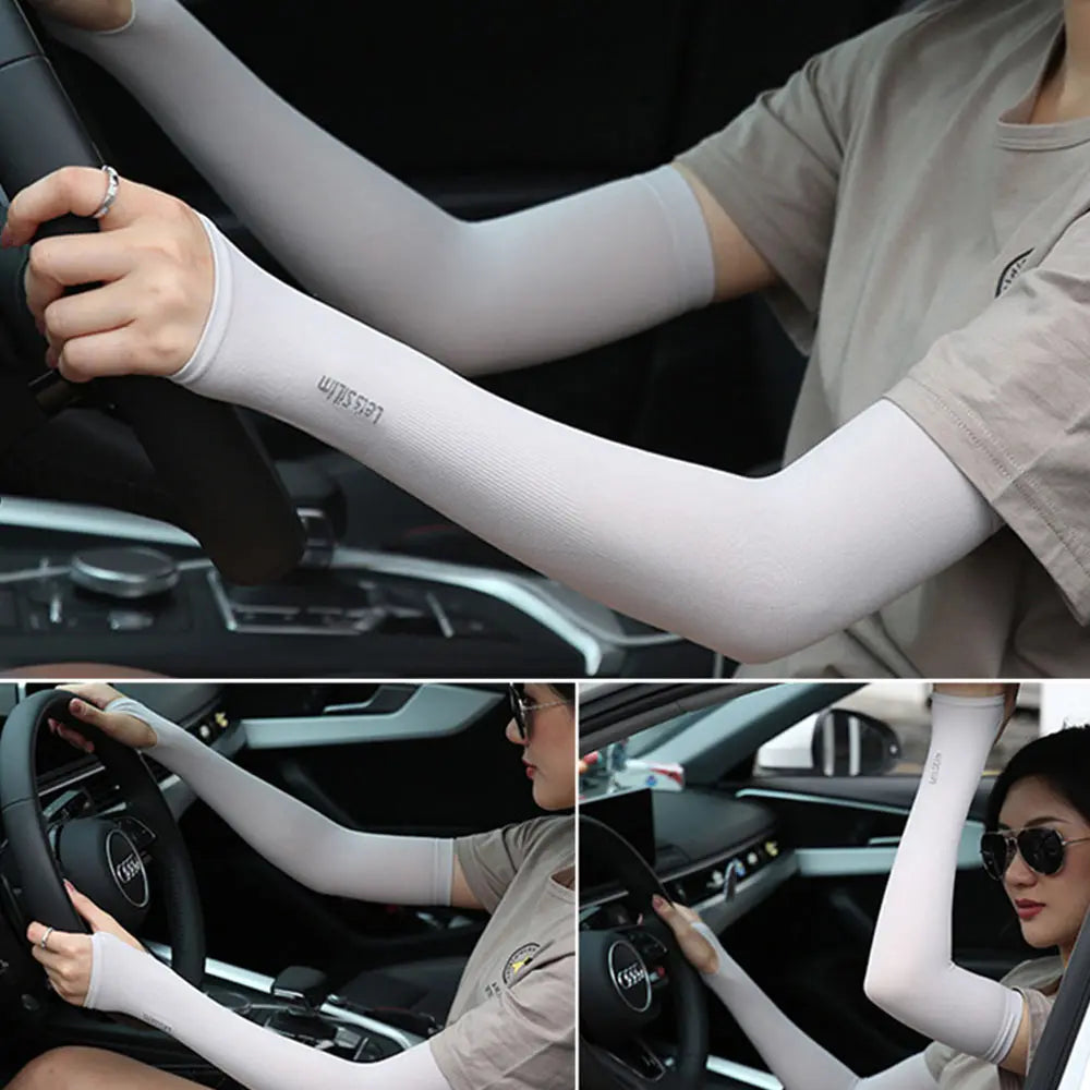 Warmer Running Summer Cooling Basketball Arm Cover Arm Sleeves Sun Protection Outdoor Sport Zpaxo
