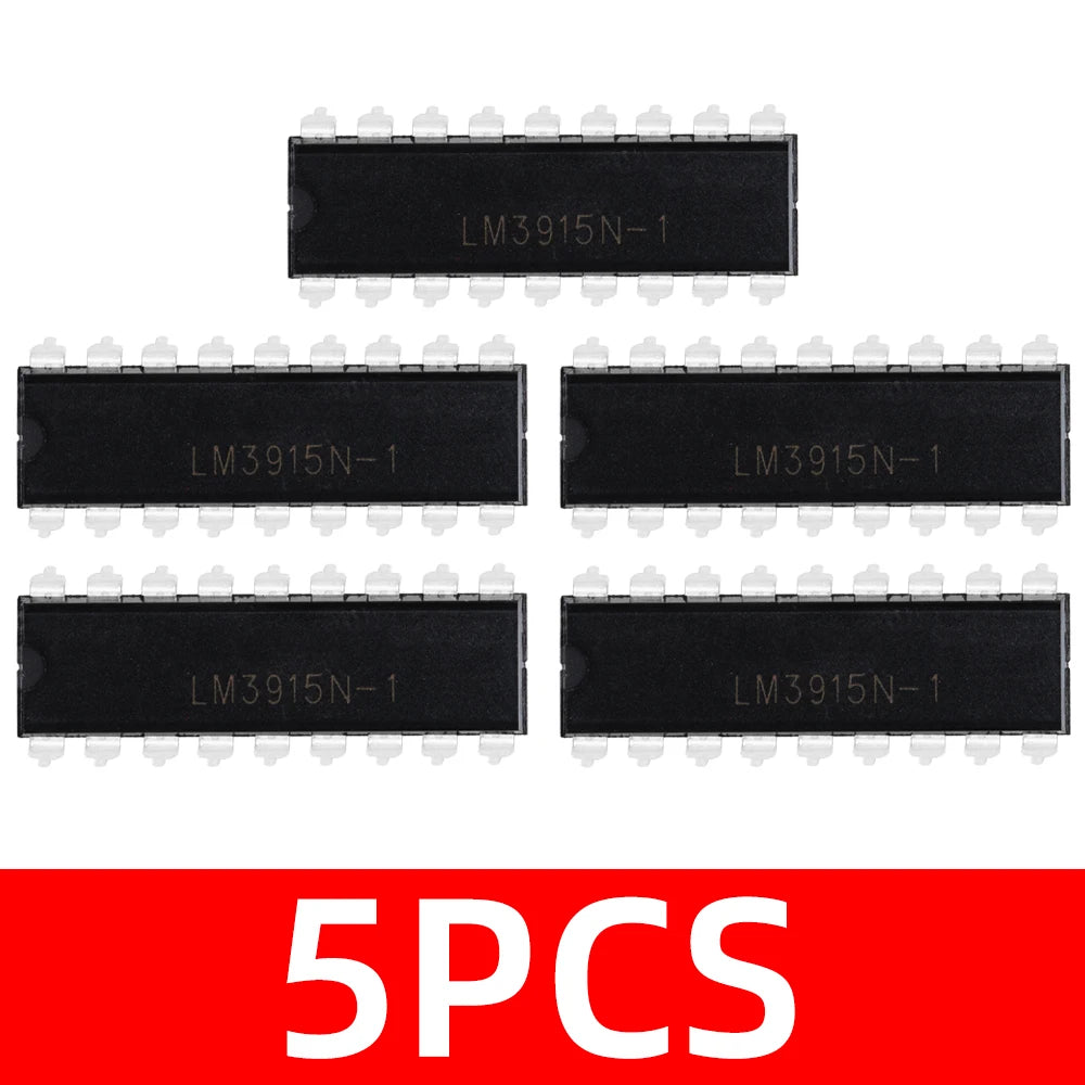 LM3915N DIP18 IC Chip Electronic Projects Zpaxo 5pcs