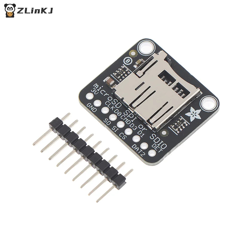 ▶1PCS 4682 Adafruit SPI Or SDIO Card Breakout Moudle Branching Board 3V Only Zpaxo