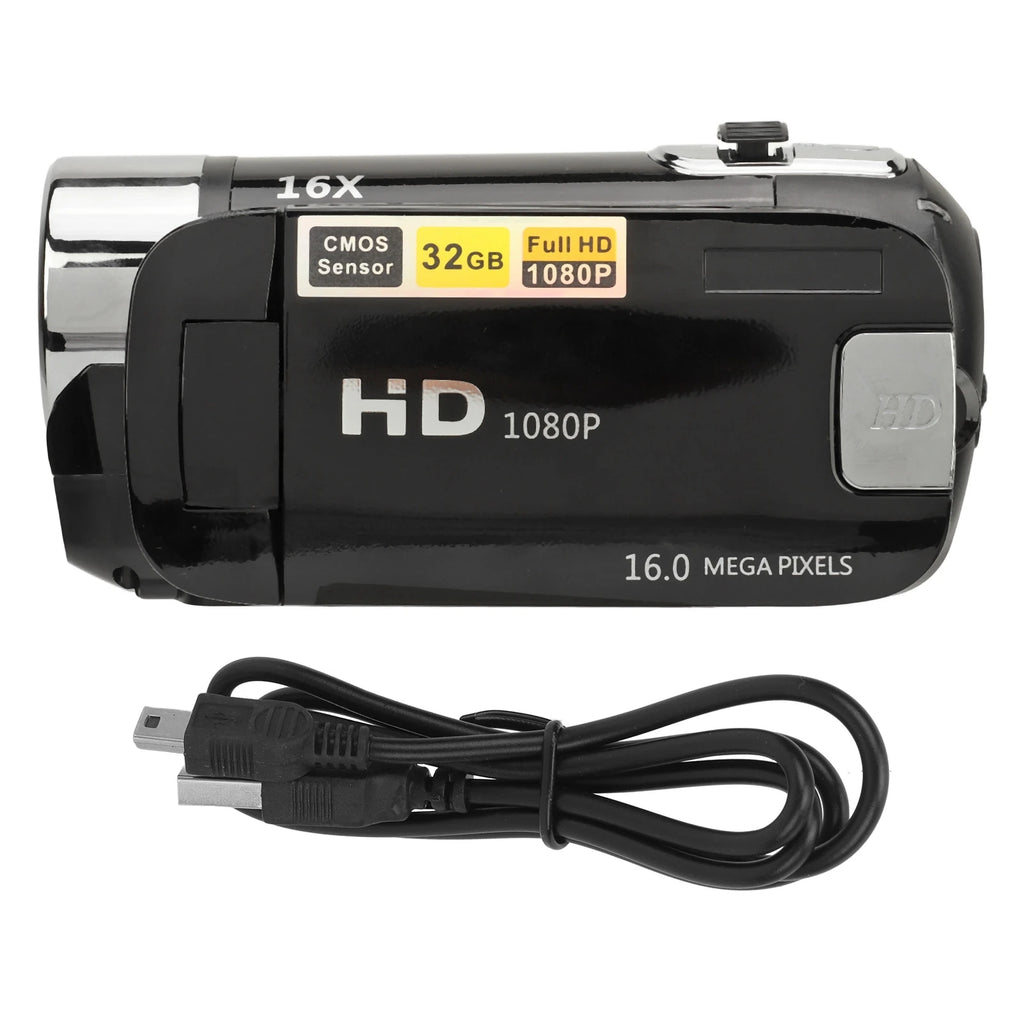 16MP Digital Camera Video Recorder USB Port Connection 1080P