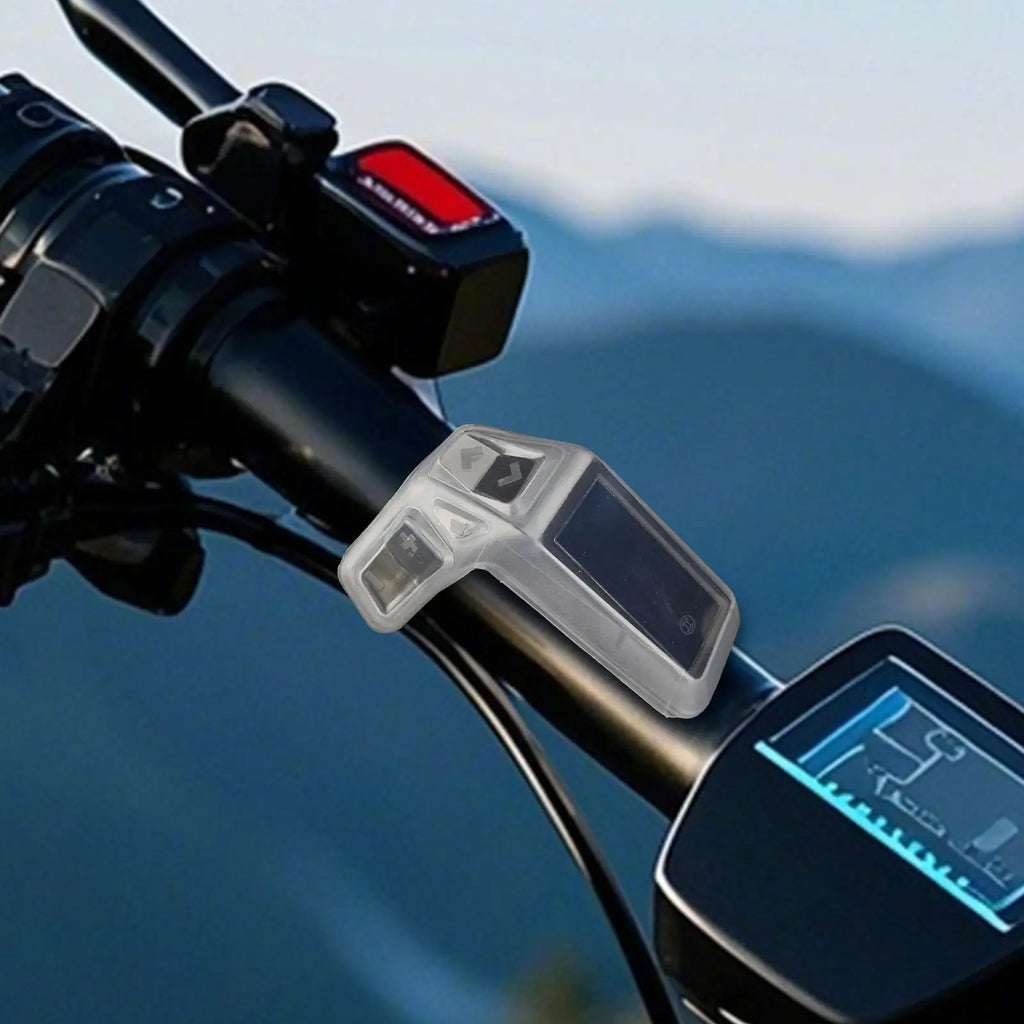 Electric Bike Monitor Screen Cover Waterproof Transparent Electric Bike Display Case Bicycle Parts for Outdoors Riding Commuting Zpaxo