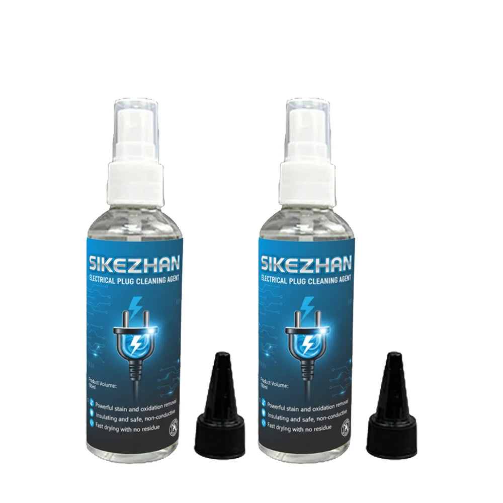 105ml Electronic Plug Cleaner - Restores Conductivity. Non-Conductive Spray Removes Rust & Dirt. Quick Dry, Safe for Connectors. Zpaxo 210ml
