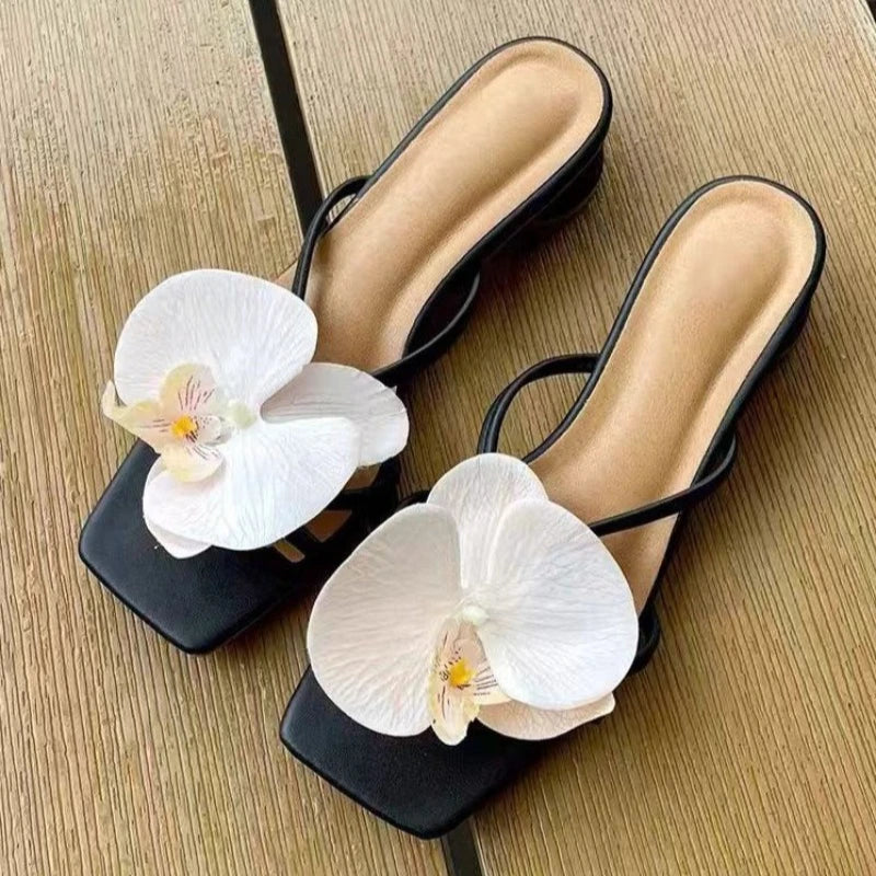 Sandals Decorations Flower Shoe Accessories Vacation Removable