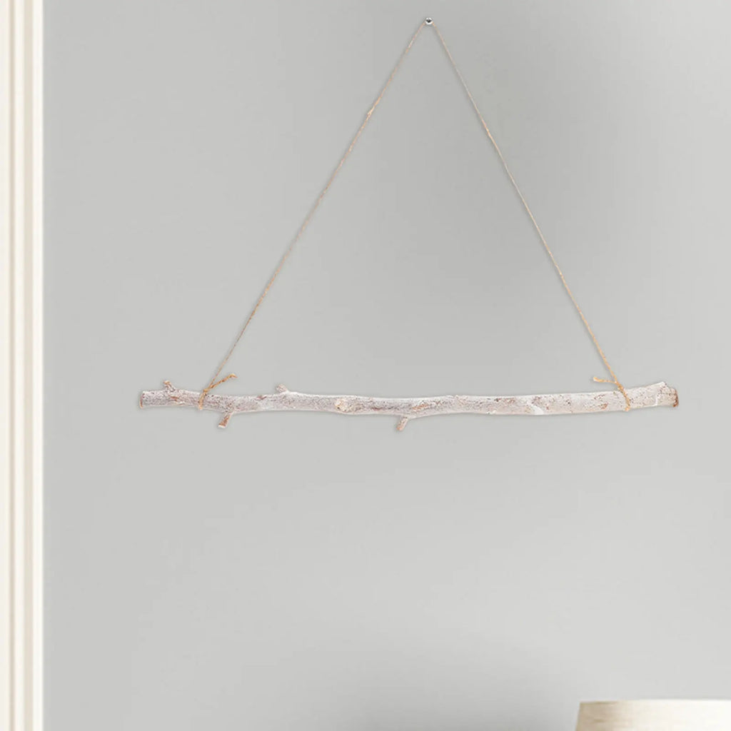 Rustic Farmhouse Wood Rod Wall Hanging Decor Natural Driftwood