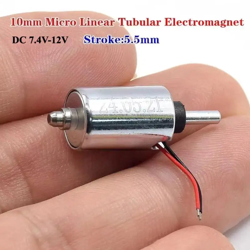 DIY Fingerprint Lock DC 7 4V 9V 12V Mini Round Cylinder Suction Zpaxo 1Pcs