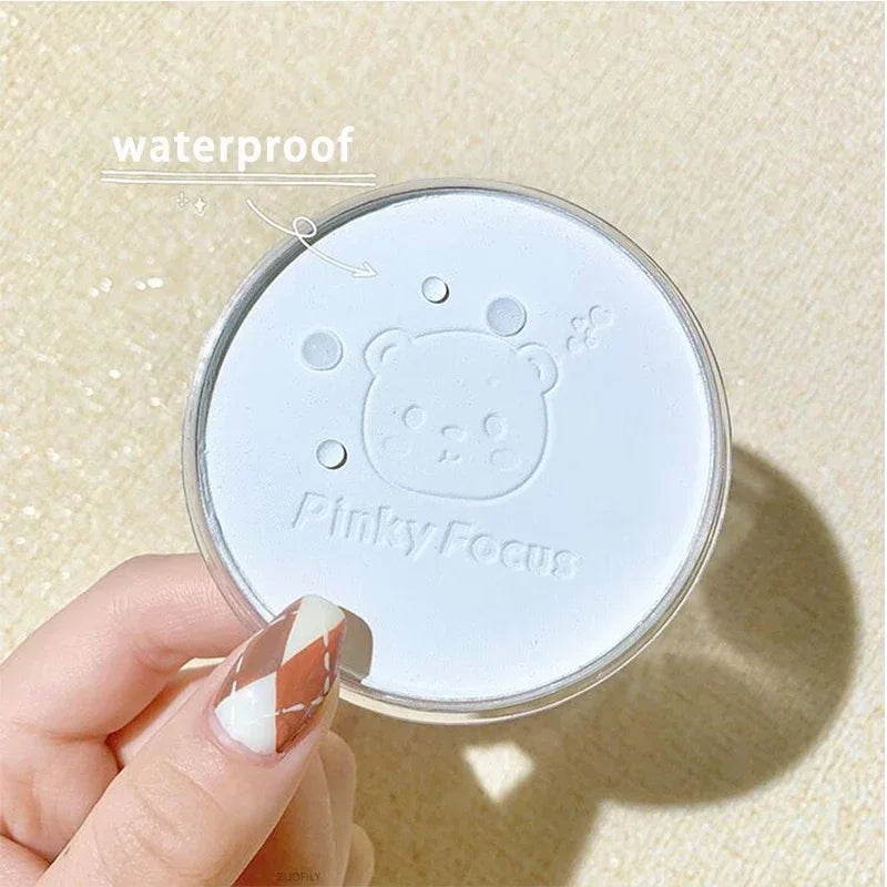 Matte Oil Control Pressed Powder White Brighten Transparent Concealer