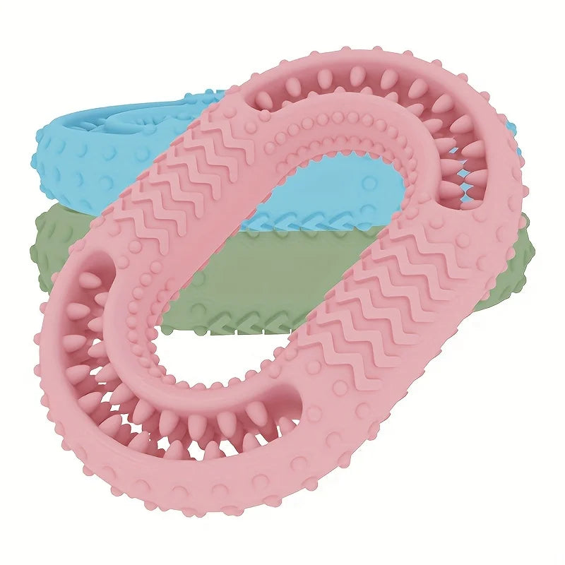 O-ring Dog Chew Toy TPR Pet Teeth Cleaning Interactive Cat Puppy