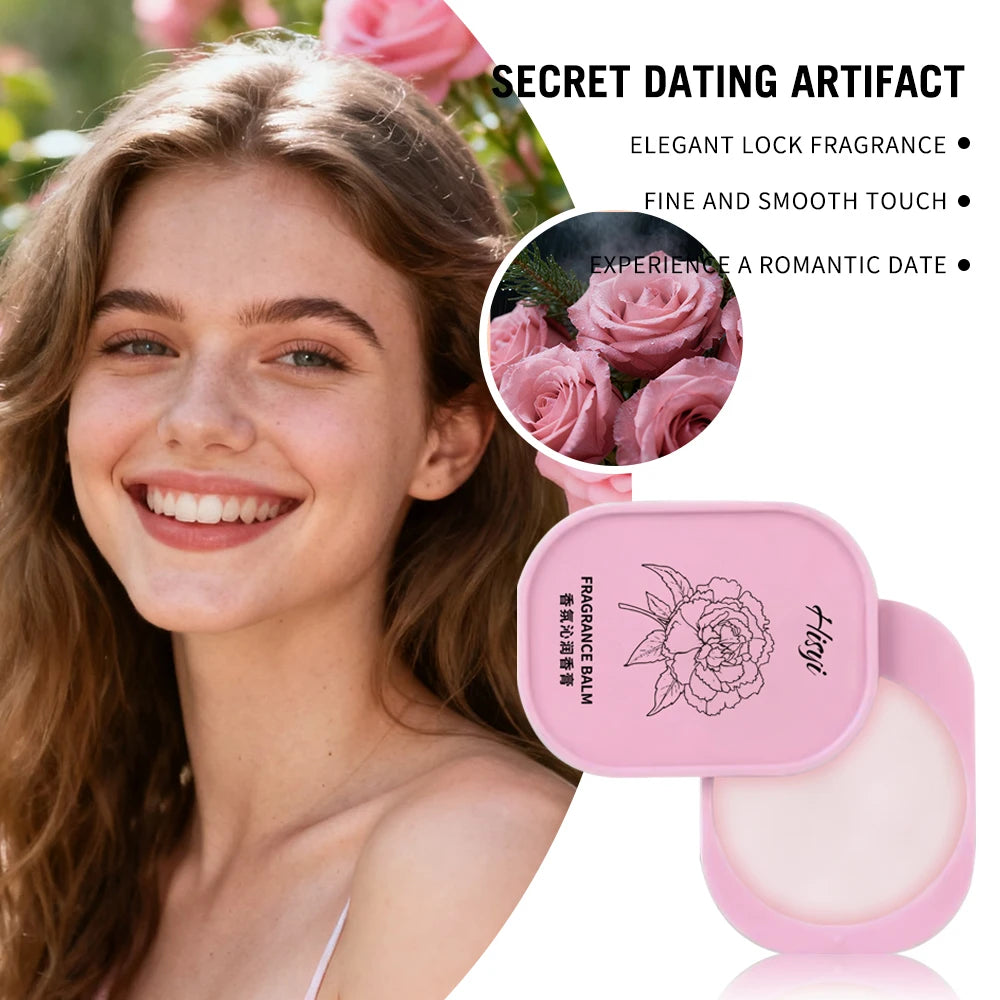 Solid Perfume Balm – Long-Lasting Floral Scents, Vegan, Compact, Face/Hands/Body Use, Unisex, Certified, Skin-Friendly Zpaxo