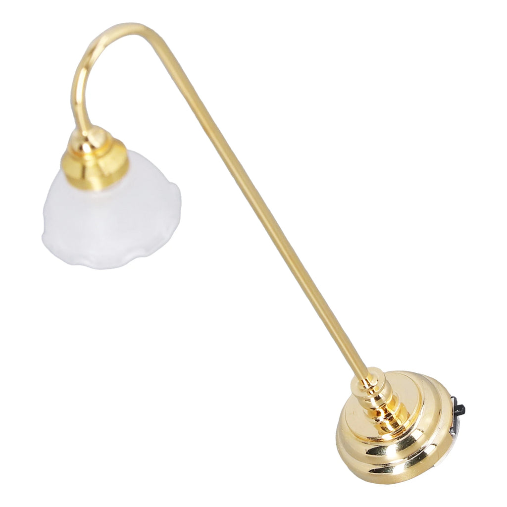 Desktop Decorative Lamp Miniature Dollhouse Floor Lamp 1/12 Scale Miniature Furniture for Dollhouse Accessories Zpaxo