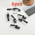 6pcs Zipper Repair Kit with Detachable Pulls & Sliders for Bags, Jackets, Shoes, No-Tools Needed Zpaxo 6pcs