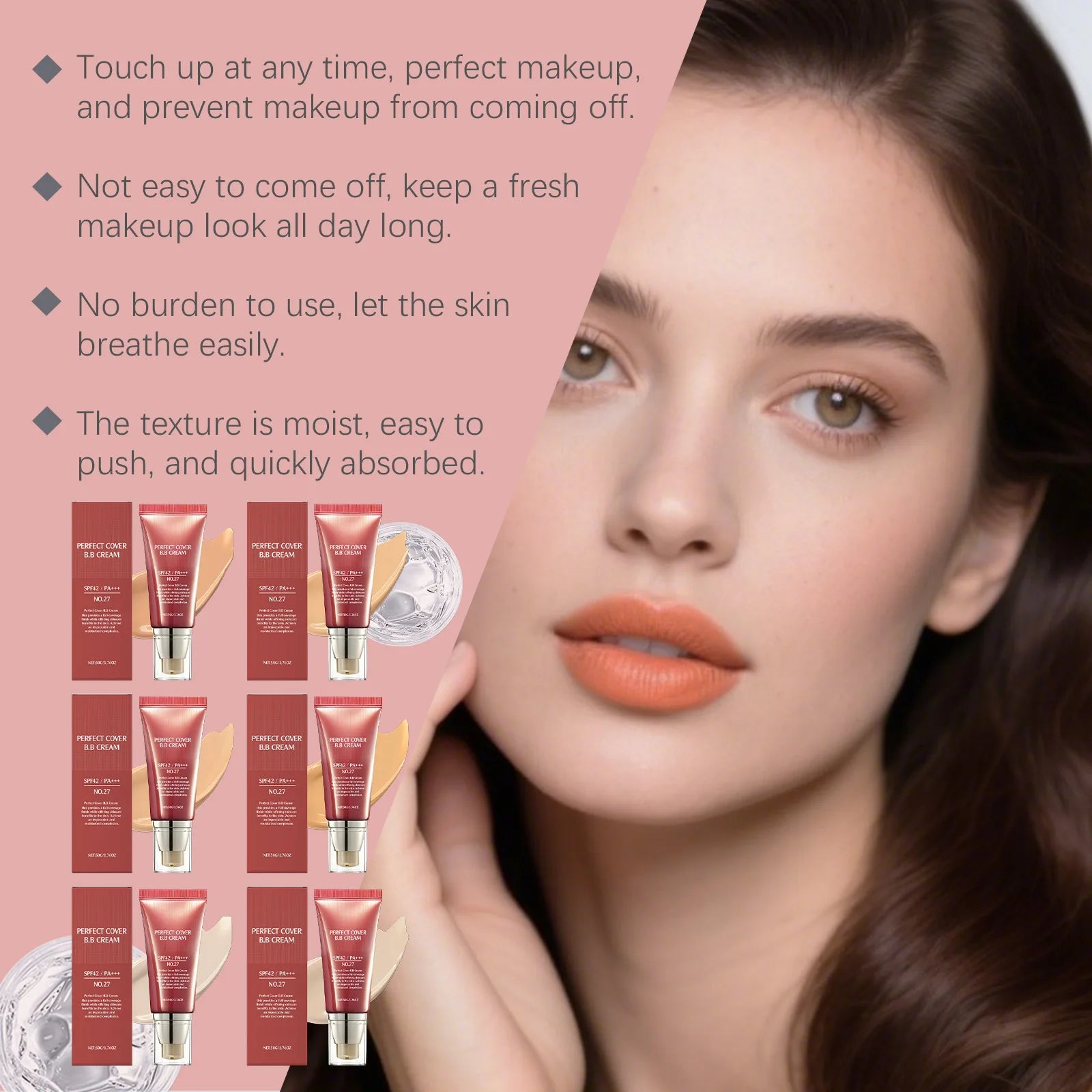 Perfect Cover BB Cream – Full Coverage, Oil Control & Brightening BB Cream Concealer Zpaxo
