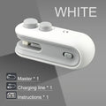 Snack Bag Sealer with Built-in Lithium Battery, USB Rechargeable Mini Home Sealer, Portable Mini Sealing Machine for Outdoor Zpaxo white