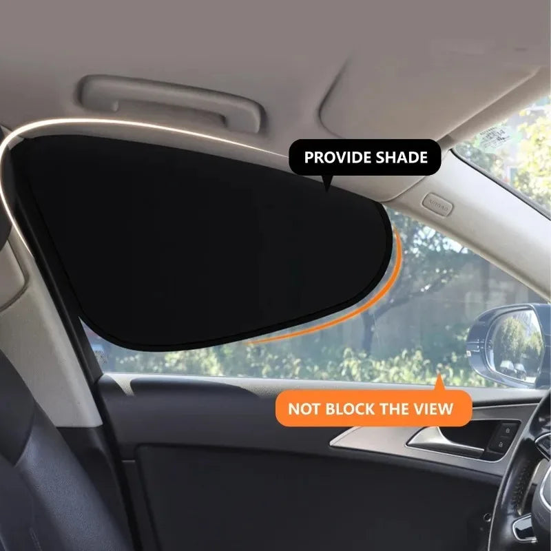 Electrostatic Car Side Window Sun Shade – 4-Layer UV Blocker