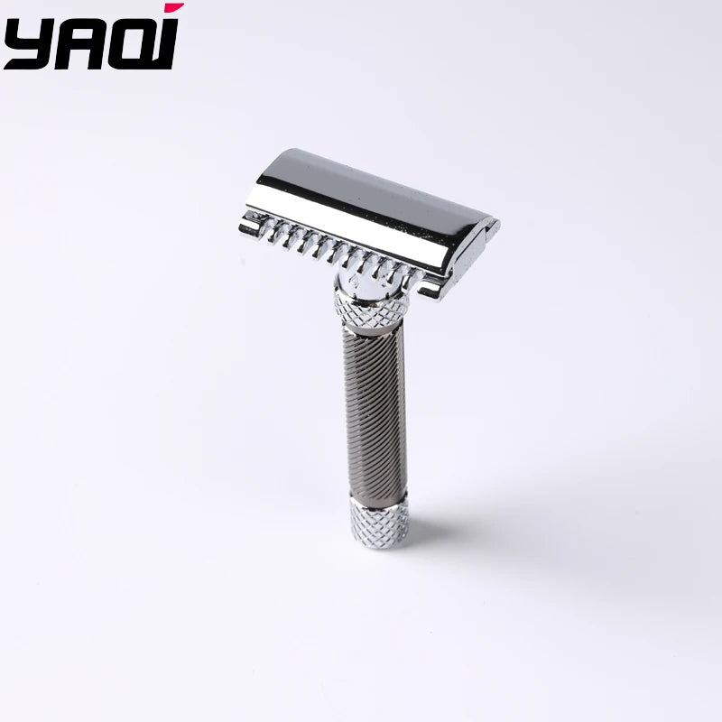 Yaqi Adjustable OC Gunmetal Double Edge Safety Razor for Men Adjustable Safety Razor Zpaxo