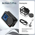 DJI Action 5 Pro/4/3 Accessories Kit – Waterproof Case & Mounts Camera Accessories Kit Zpaxo A