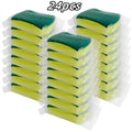 24-Pack Absorbent Kitchen Cleaning Sponges – Individually Wrapped