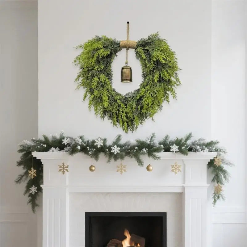 Plastic Heart Garlands Christmas Party Decors Indoors Outdoor
