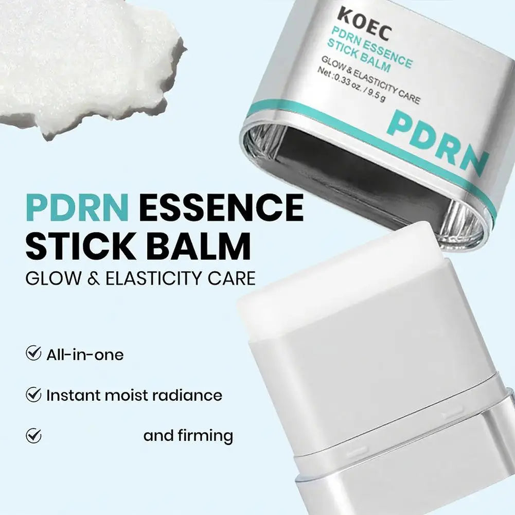 KOEC PDRN Essence Stick Balm 9.5g Collagen Niacinamide Glowing Firming Deep Hydration Anti Wrinkle Korean Face Care Stick Zpaxo